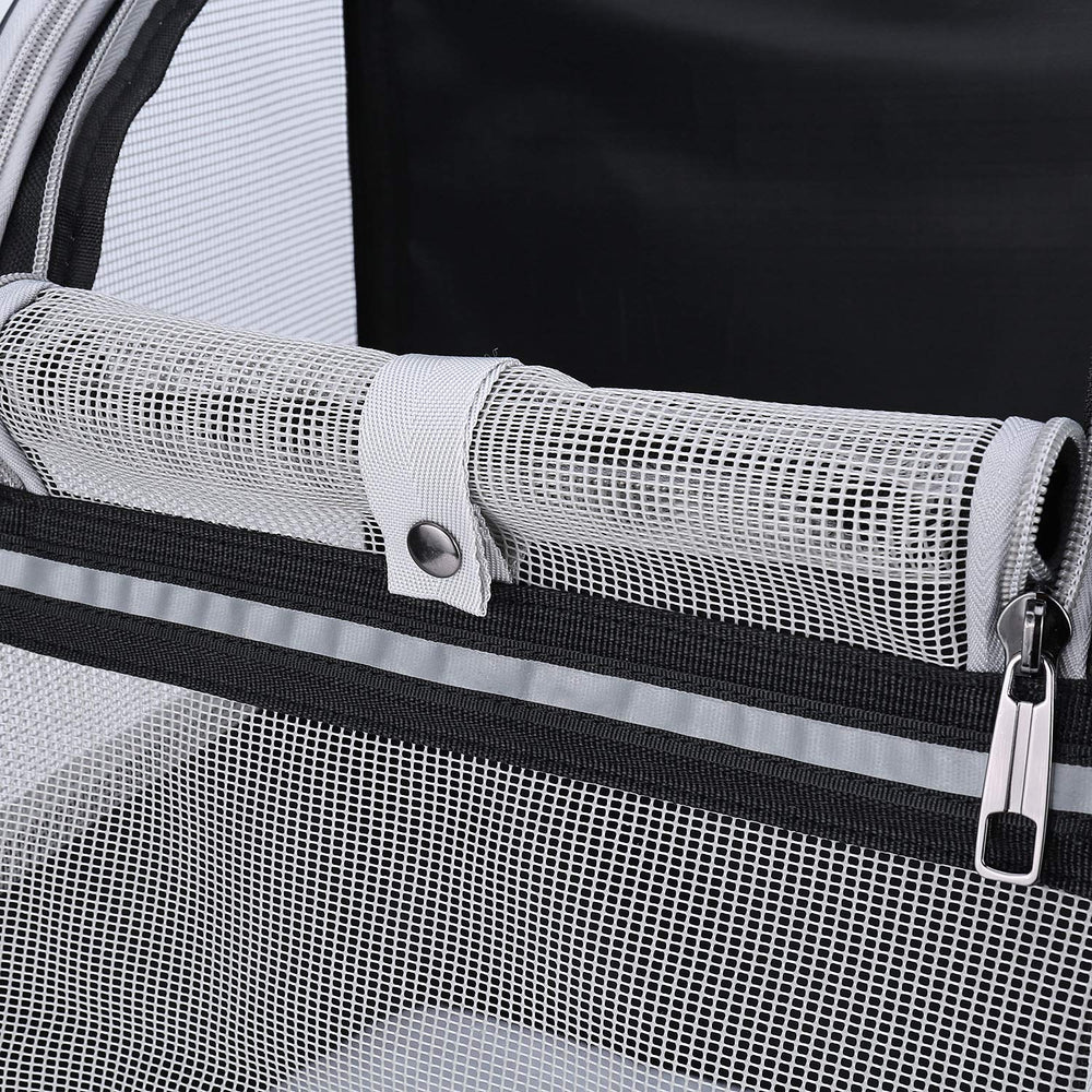 LOLLIMEOW cat backpack fully ventilated travel design enhances comfort.