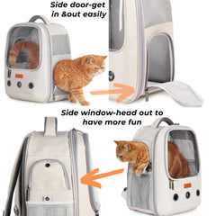 LOLLIMEOW dual cushions keep pets cozy with mat and blanket for comfortable journeys