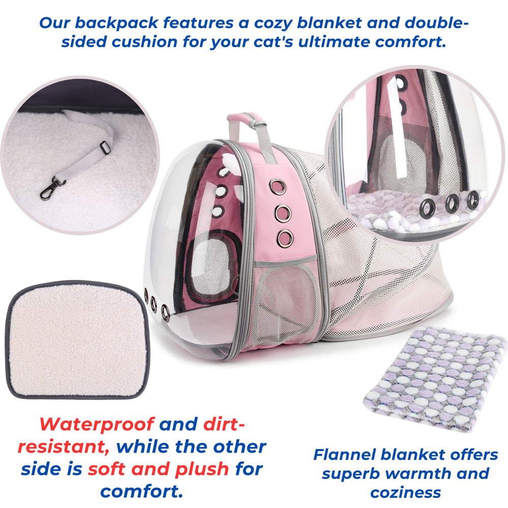 LOLLIMEOW hard-shell top protects pets during outdoor adventures