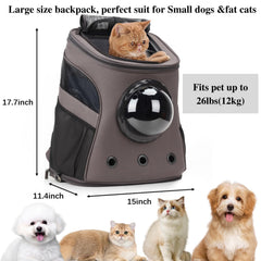 LOLLIMEOW carrier backpack offers three ventilation holes for fresh air