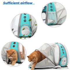 Lollimeow ventilation system with 9 vents ensures airflow during hikes