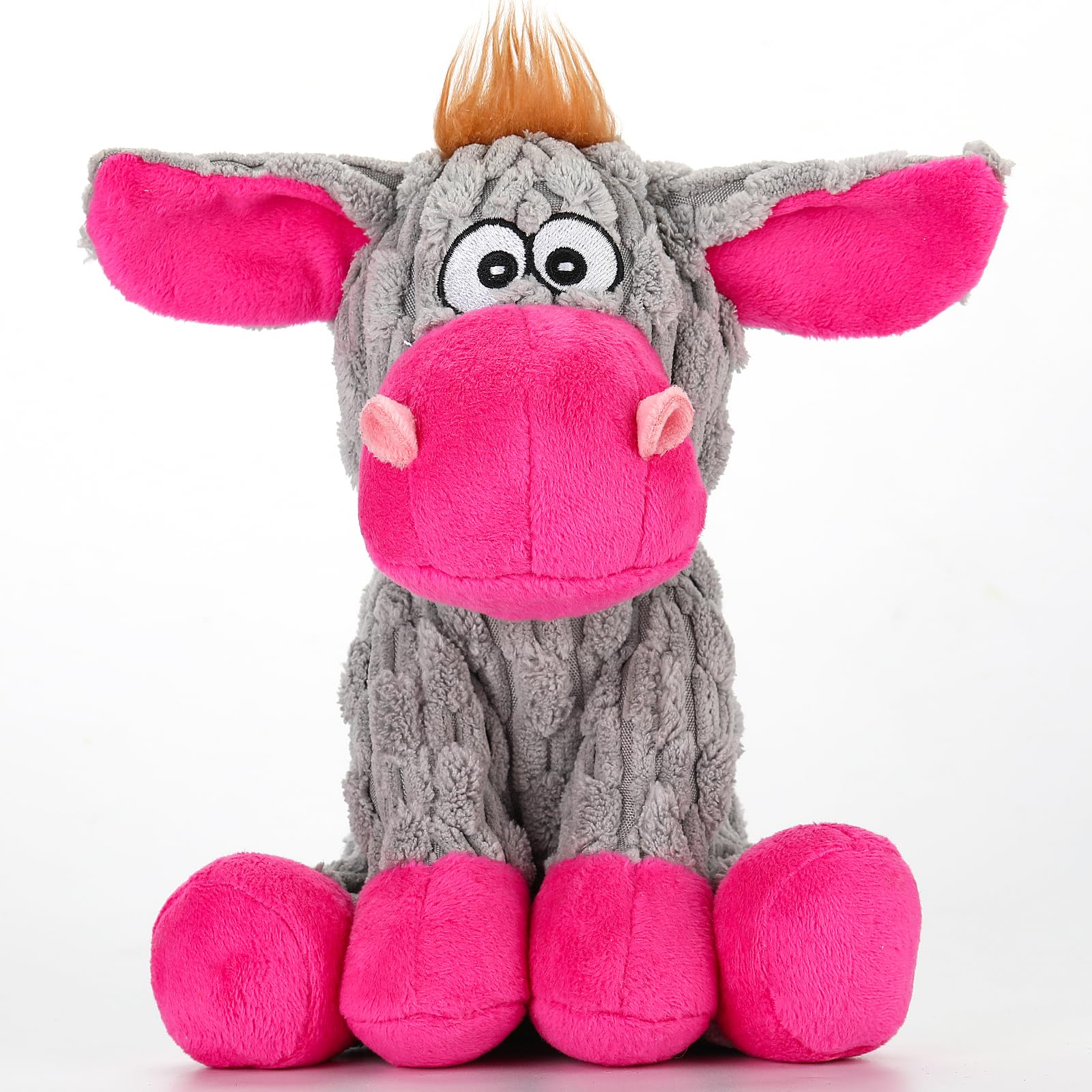 Loncoldy juguete peluche grande, diseño interactivo para perros grandes y morder suave.
