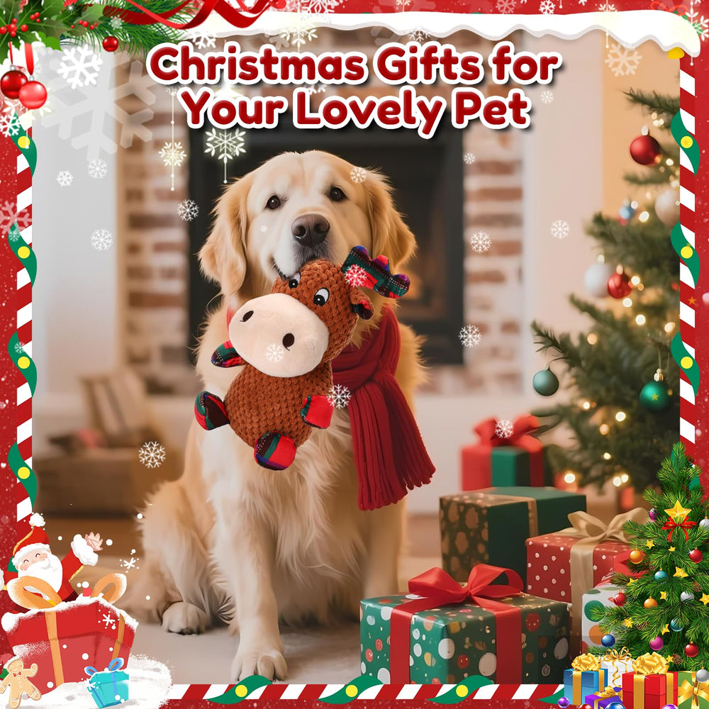 loncoldy plush dog toy large-dog, soft yet tough for energetic chewers