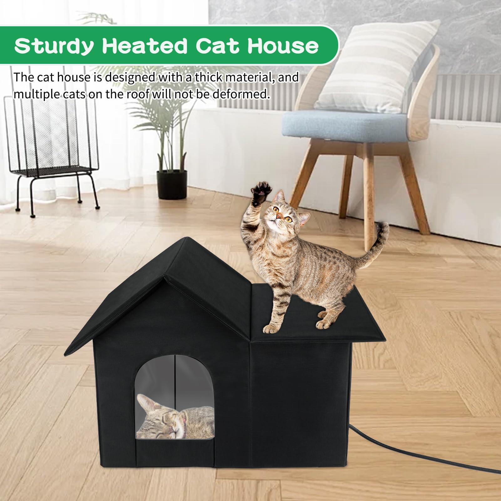 Lonepetu easy install foldable design saves setup time and space