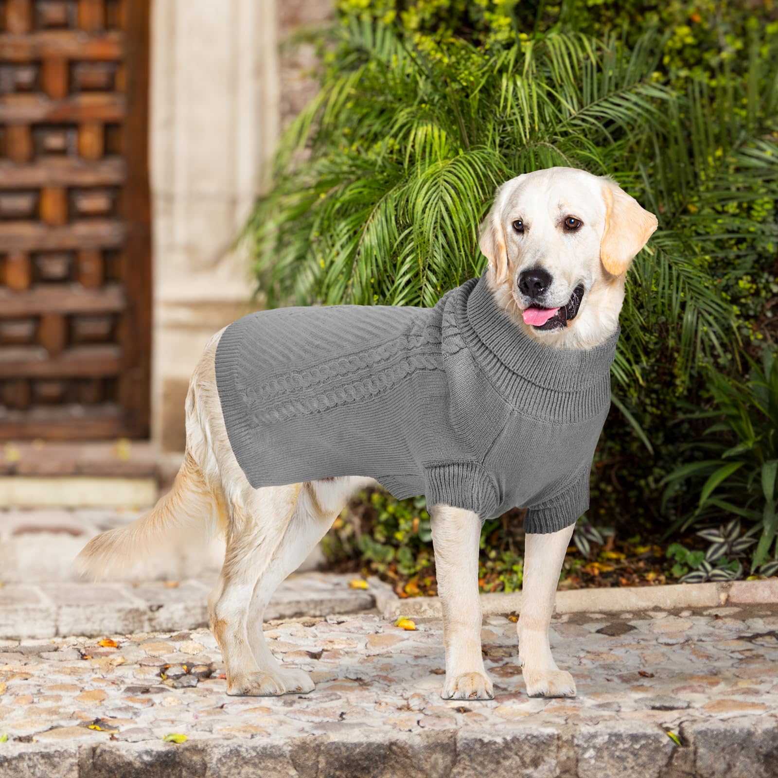 Lonepetu 3XL grey sweater suits daily wear and occasions.