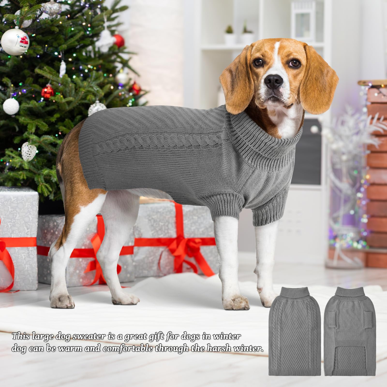 Lonepetu 3XL grey sleeves view shows full arm coverage for cold days.
