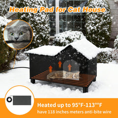 Lonepetu dual-door curtains image showing escape routes for cats.