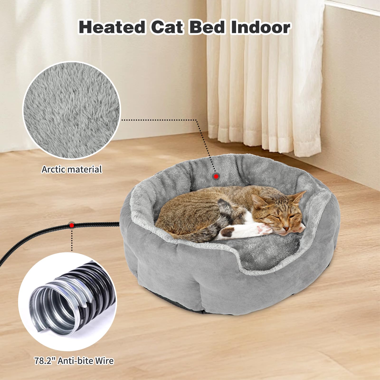Lonepetu bed timer demonstrates 1–12 hour auto-off for convenient use.