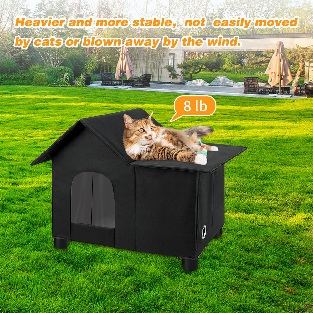 Lonepetu heated-cat-house anti-bite-wire protecting cords from curious pets outdoors