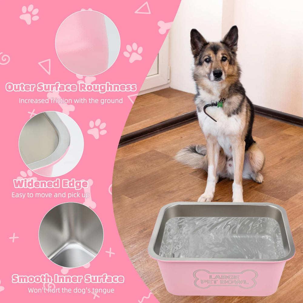 Lonepetu multi-dog meal-time image shows calm hydration sharing among pets.
