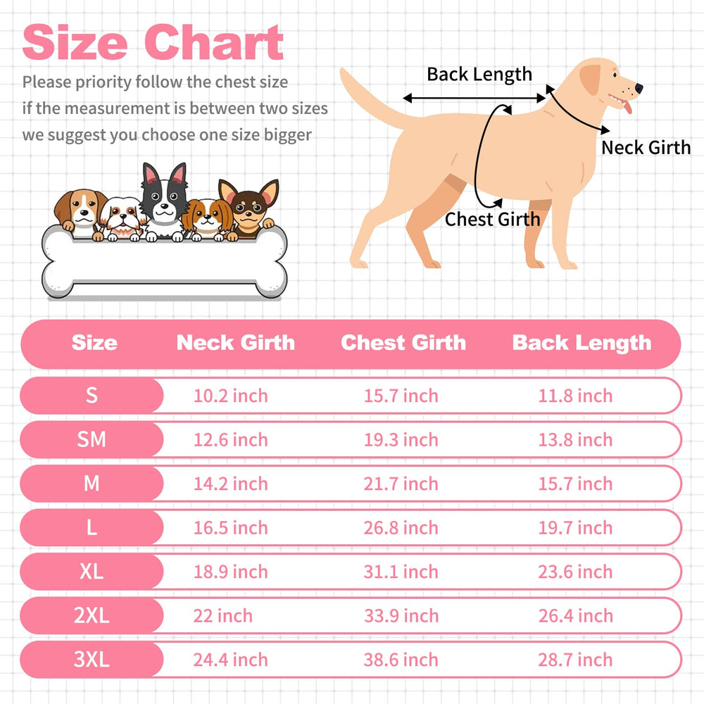 Lonepetu pink 2XL dog sweater belly cut design eases potty access.