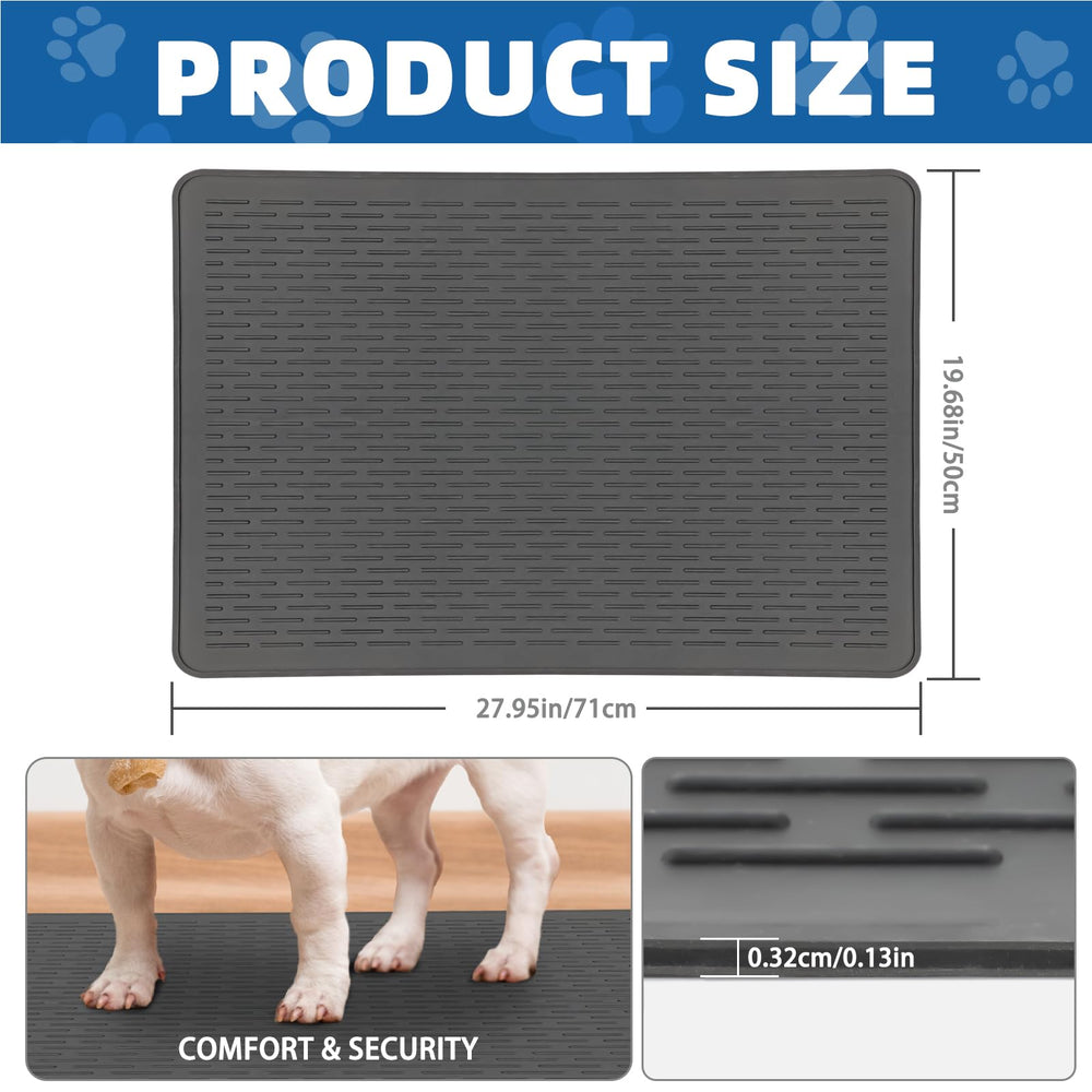 Lonepetu silicone durable mat for grooming cushions and protects surfaces