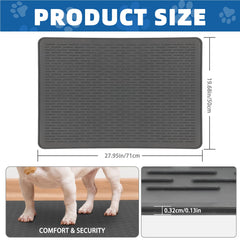 Lonepetu silicone durable mat for grooming cushions and protects surfaces