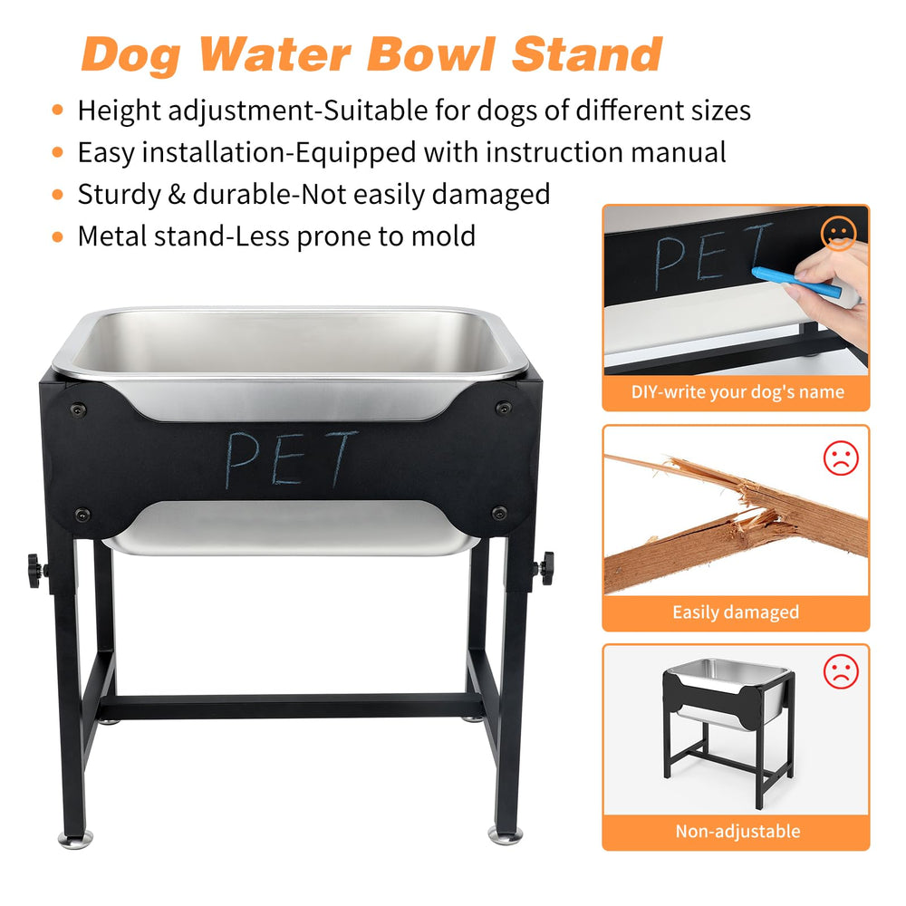 Lonepetu stainless steel bowl with smooth interior for easy cleaning
