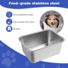 Lonepetu widened rectangular structure improves stability and reduces sliding during meals