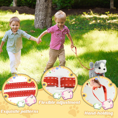 Lonfypeng plush dog toy uses soft material for gentle cuddling.
