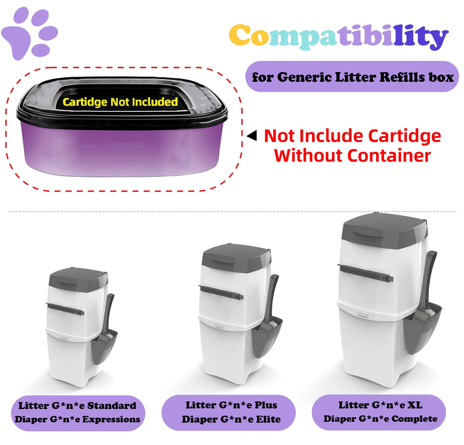 LONMATO scented odor barrier bags keep litter smelling fresher.