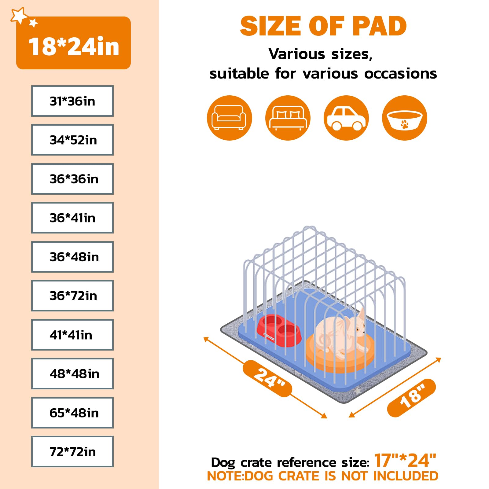 LOOBANI 18x24 pad soft surface detail showing plush feel and grip