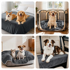 LOOBANI dog blanket used for travel and picnics for versatile use