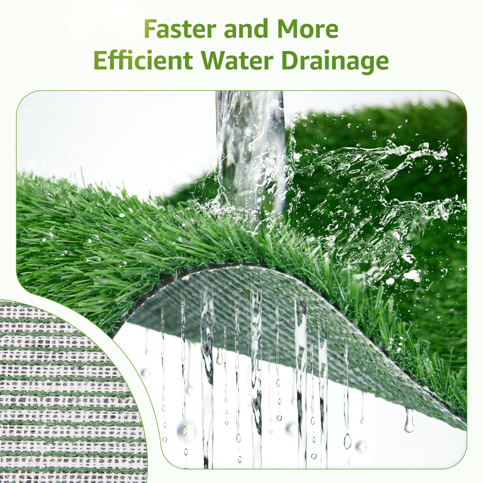LOOBANI dog grass pad two-pack image emphasizes replacement convenience for busy owners