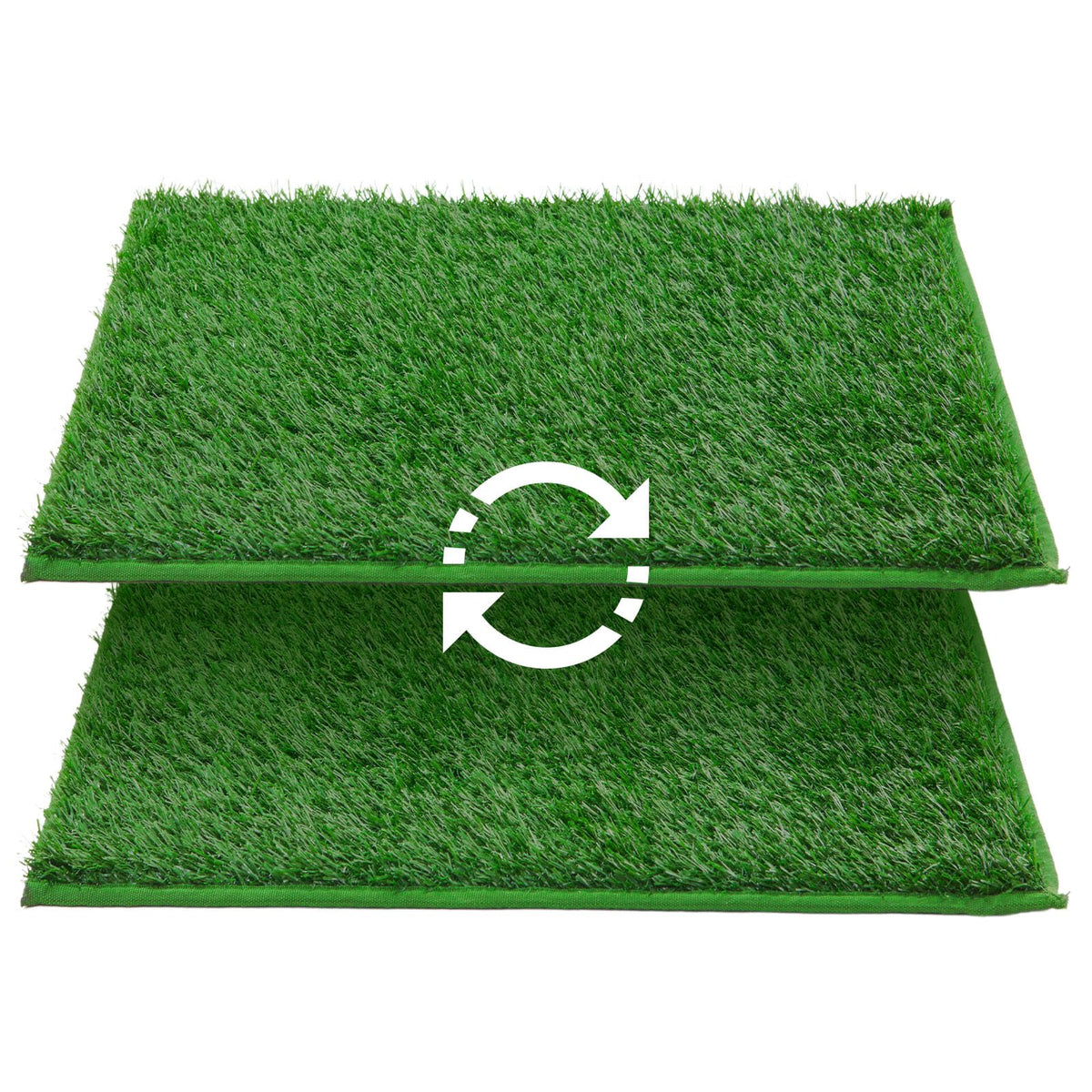 LOOBANI dog grass pee pad patch for indoor use with quick cleanup and replacement.