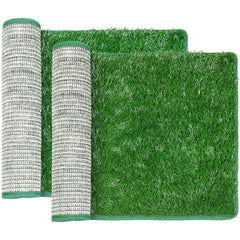 LOOBANI dog grass pee pad patch 18.1x28.1 inches supports at-home potty training.