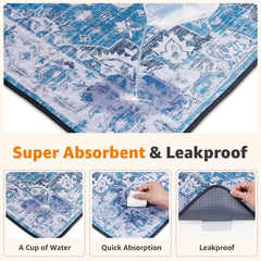 LOOBANI dog pad waterproof top layer helps prevent leaks
