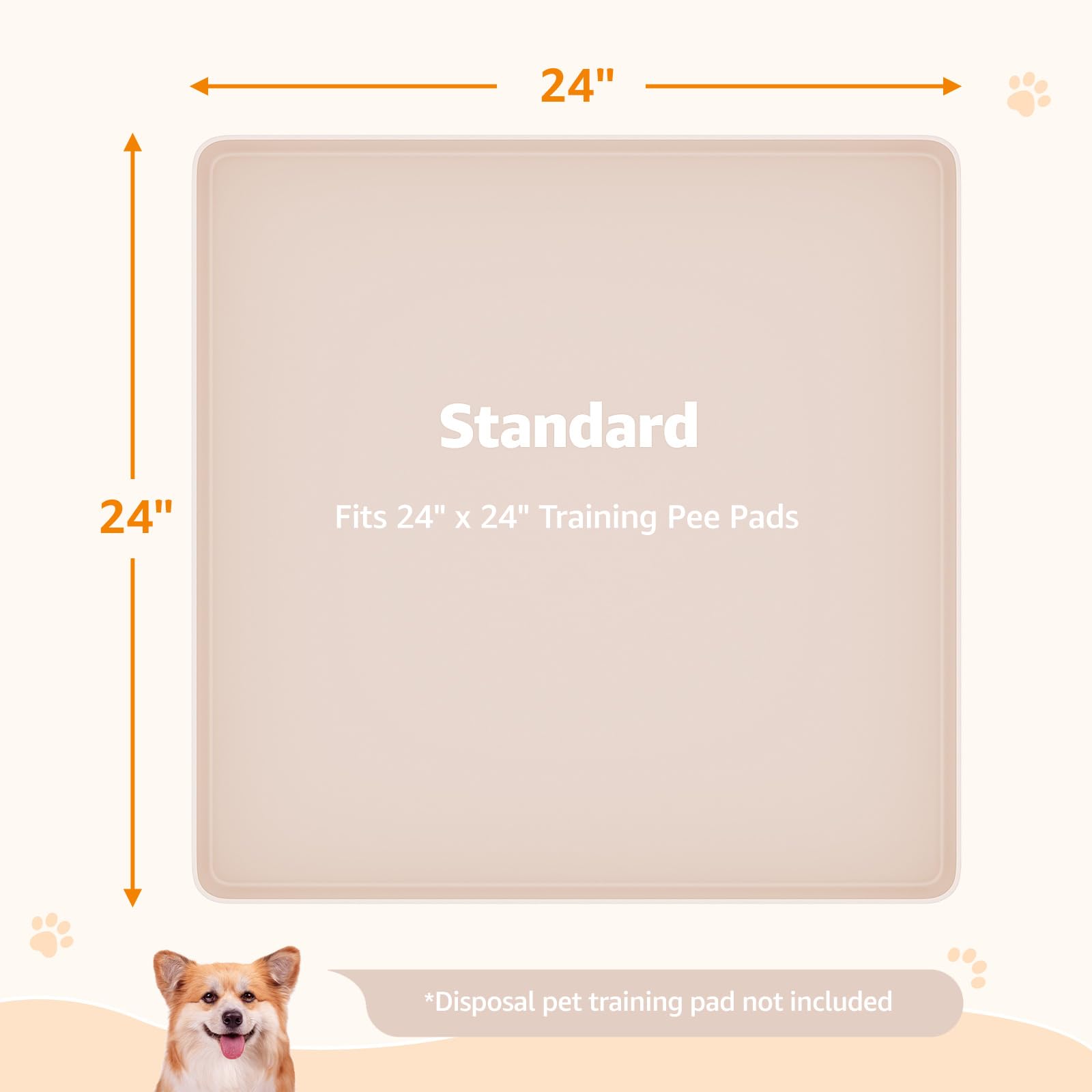 LOOBANI dog pee pad holder easy cleaning for quick refresh.