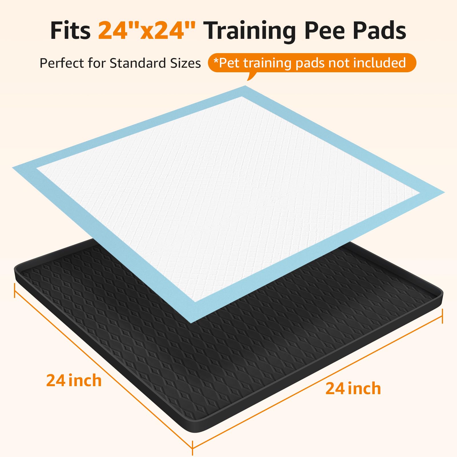 LOOBANI black silicone tray shown in real-home setup for training