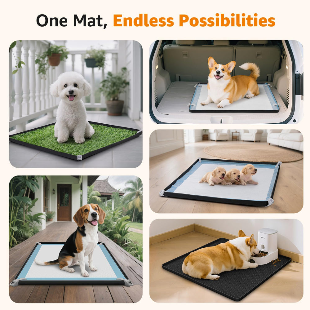LOOBANI versatile pad holder doubles as food mat and crate mat