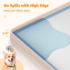 LOOBANI dog pee pad holder non-toxic silicone safe around pets.