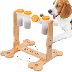 LOOBANI dog puzzle toy base with bottles supports mental stimulation and slow feeding.