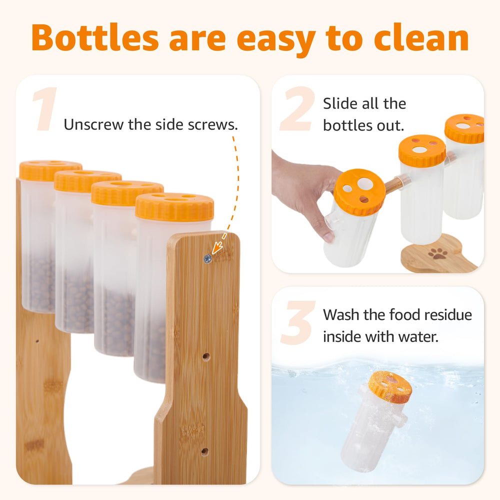 LOOBANI dog puzzle toy treat-dispensing action encourages curiosity and engagement.