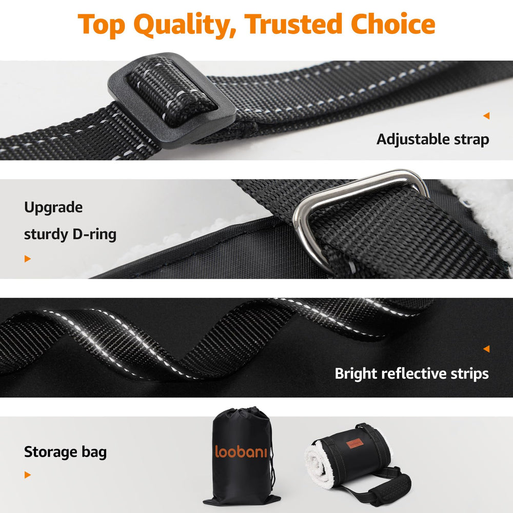 LOOBANI sling folds into a compact portable bag for travel