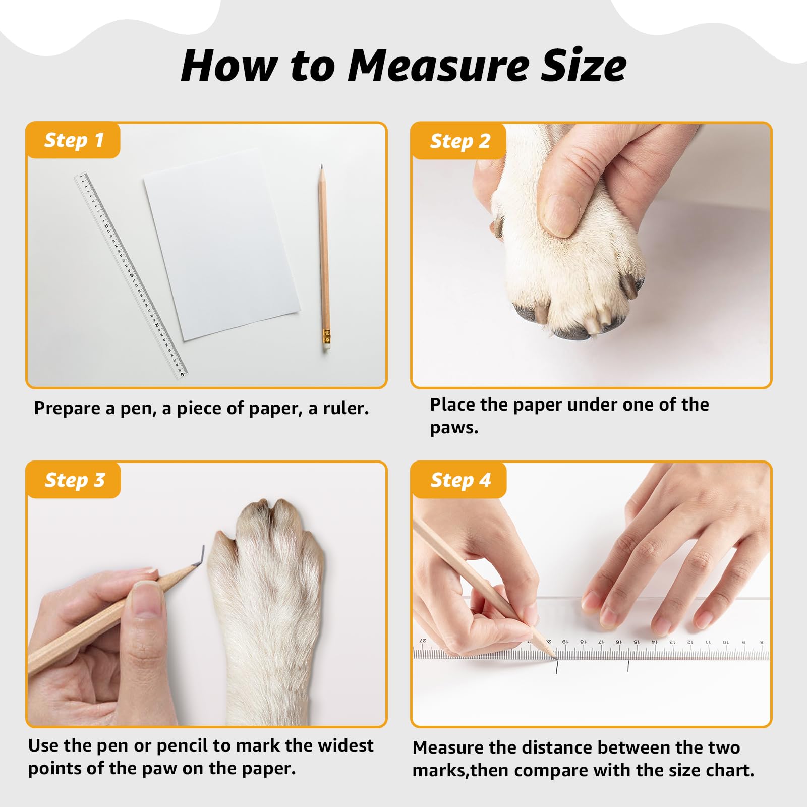 LOOBANI dog socks come in a four-pack for home use.