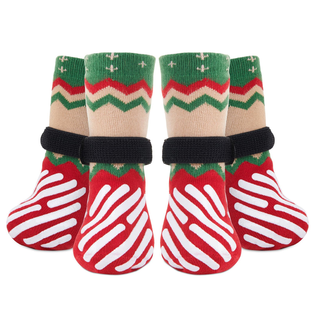 LOOBANI dog socks pack four soft socks for indoor protection and comfort.