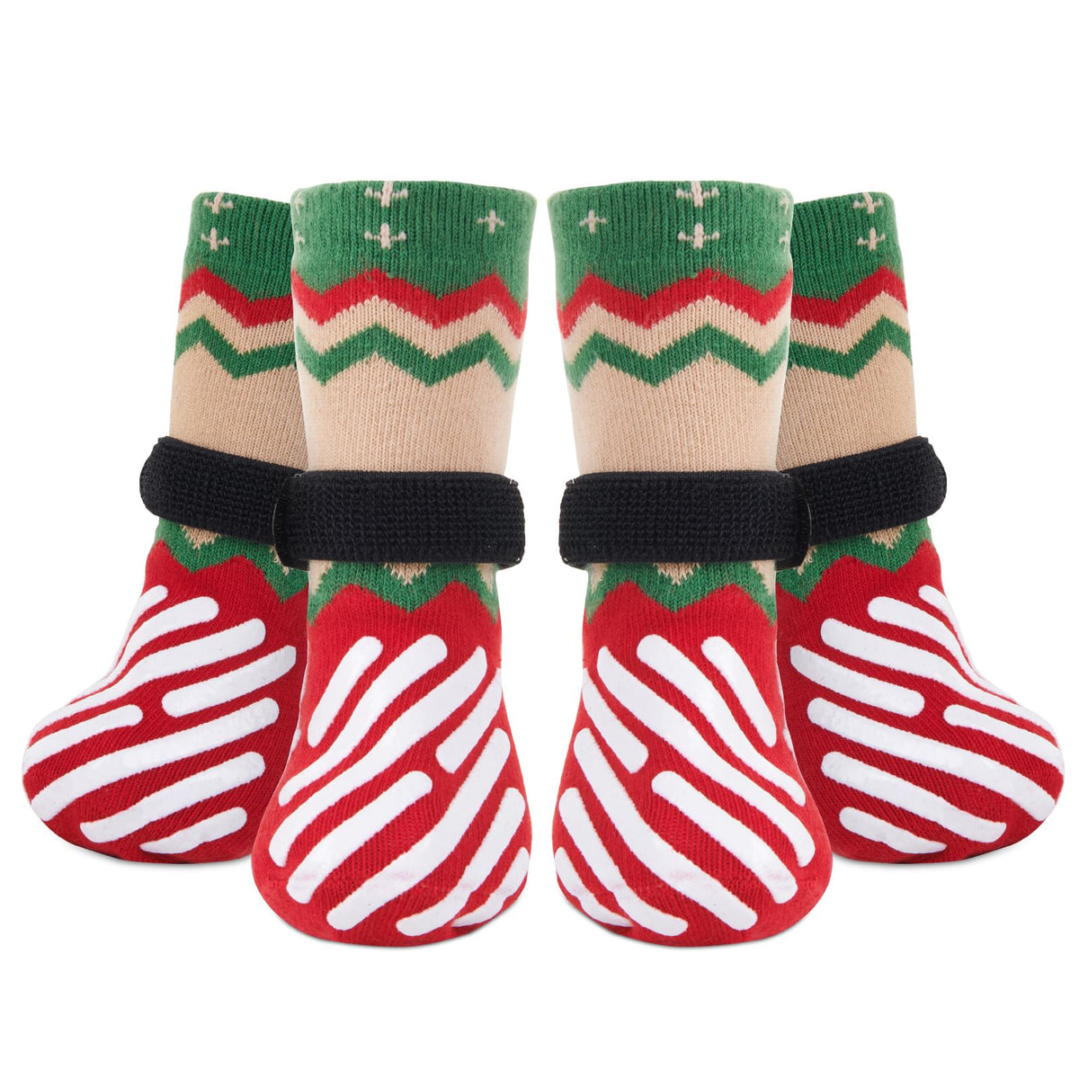 LOOBANI dog socks pack four soft socks for indoor protection and comfort.