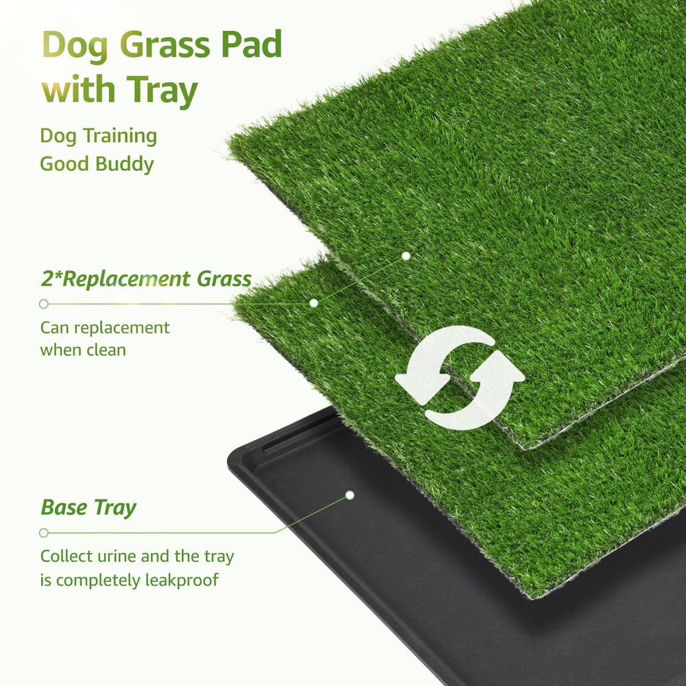 LOOBANI easy-clean grass pad invites quick rinse and simple storage after use.