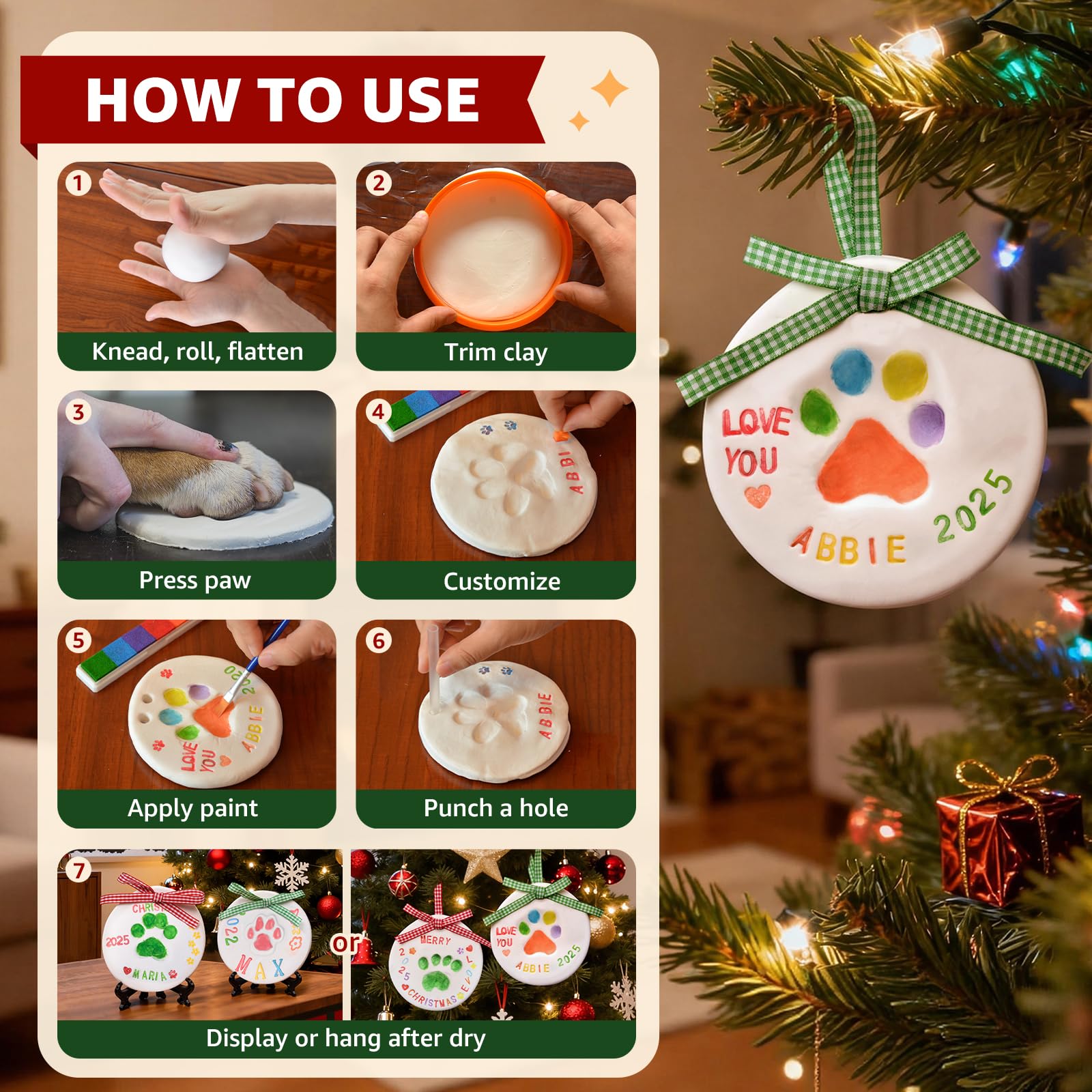 LOOBANI inkpads offer color options for personalized paw prints.
