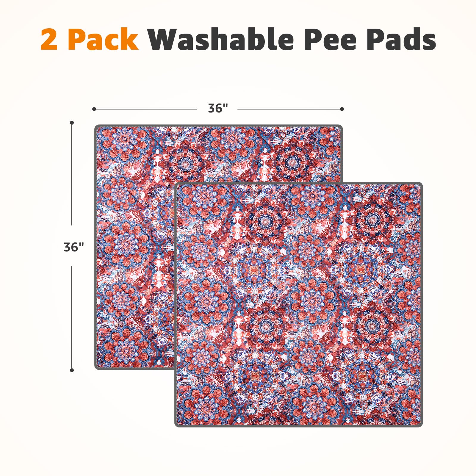 LOOBANI multi-purpose dog pad used in playpens, crates, and car trips