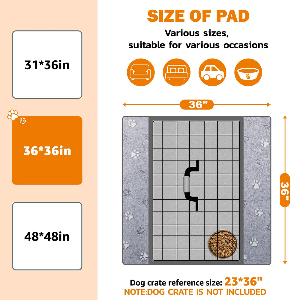 LOOBANI non-slip waterproof backing ensures secure placement during playtime and travel.