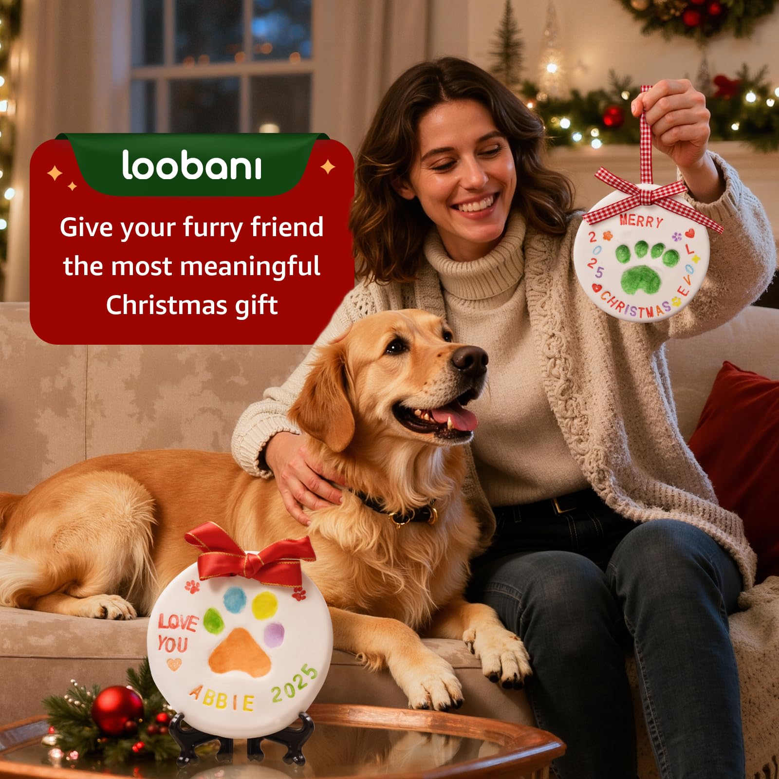 LOOBANI non-toxic air-dry clay ensures safe, long-lasting mementos.