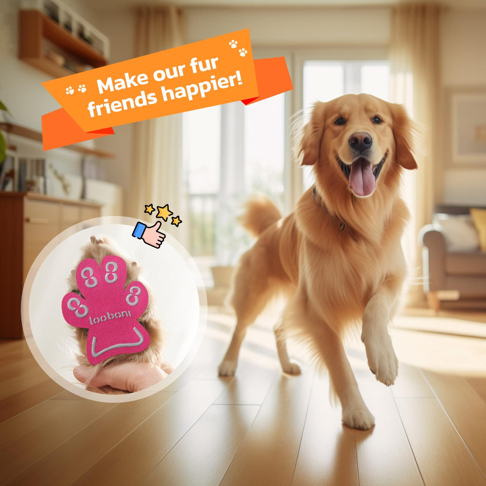 LOOBANI paw pads adhesive removal for quick replacement