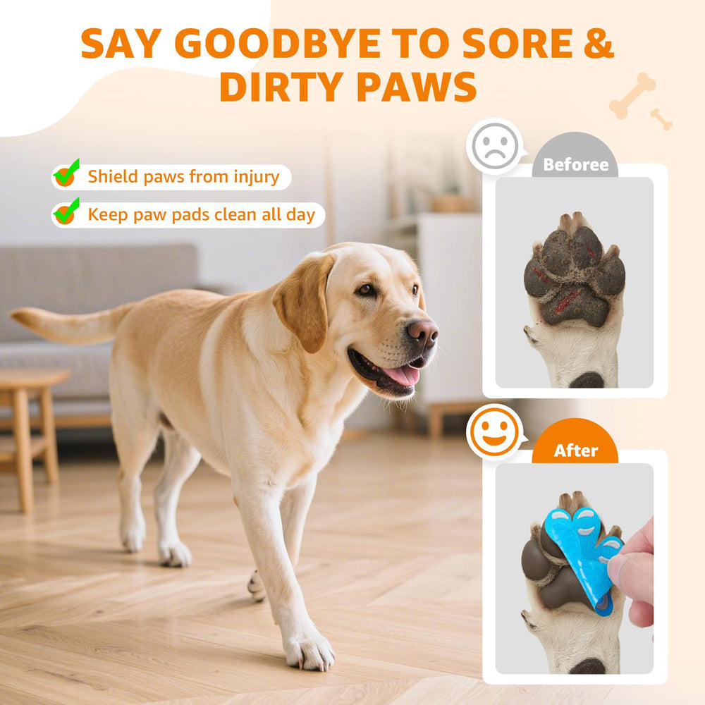 LOOBANI Paw Pads adhesive-strong-hold shows long-lasting stick-on adhesion.
