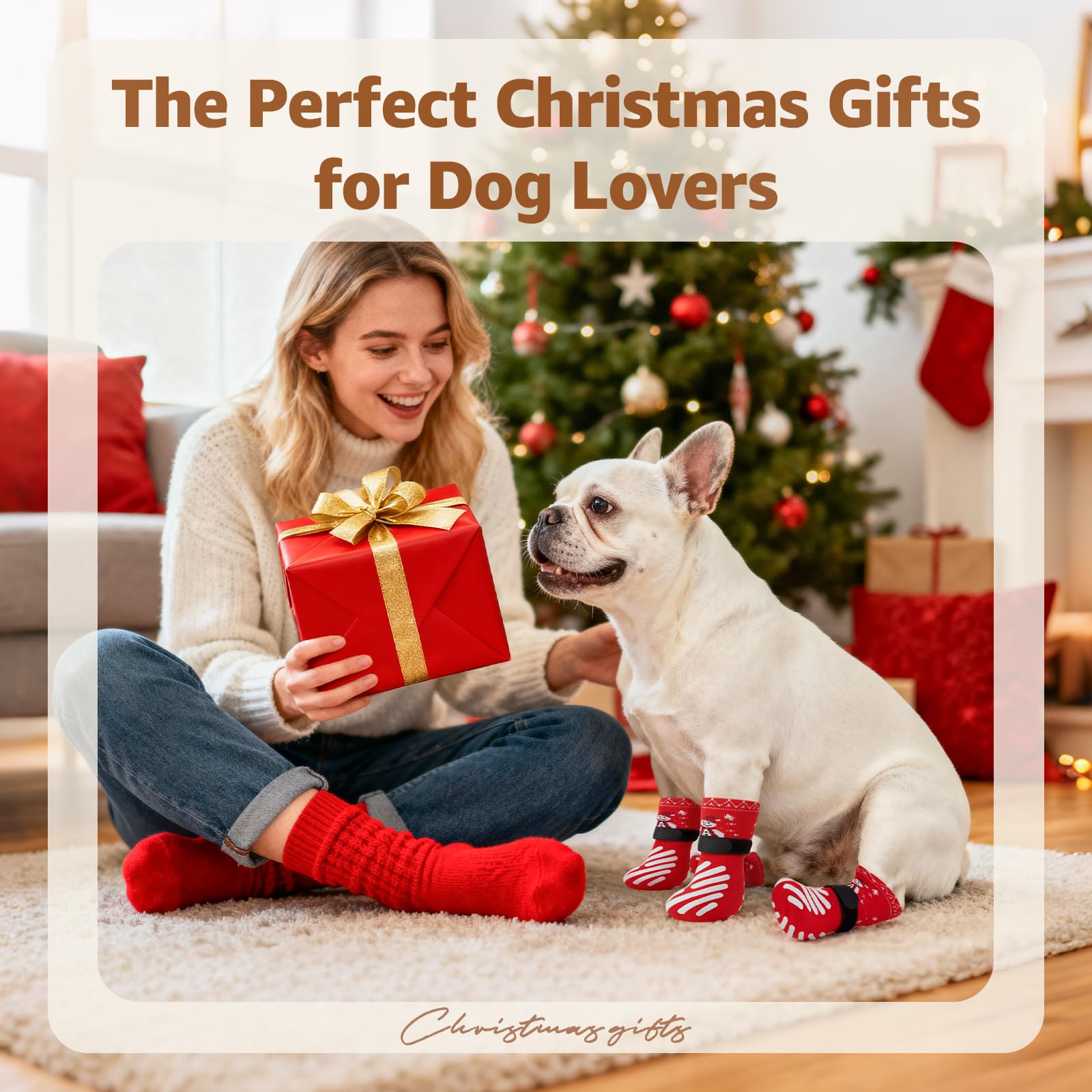 LOOBANI paw protection socks highlight enhanced grip for confident indoor walks