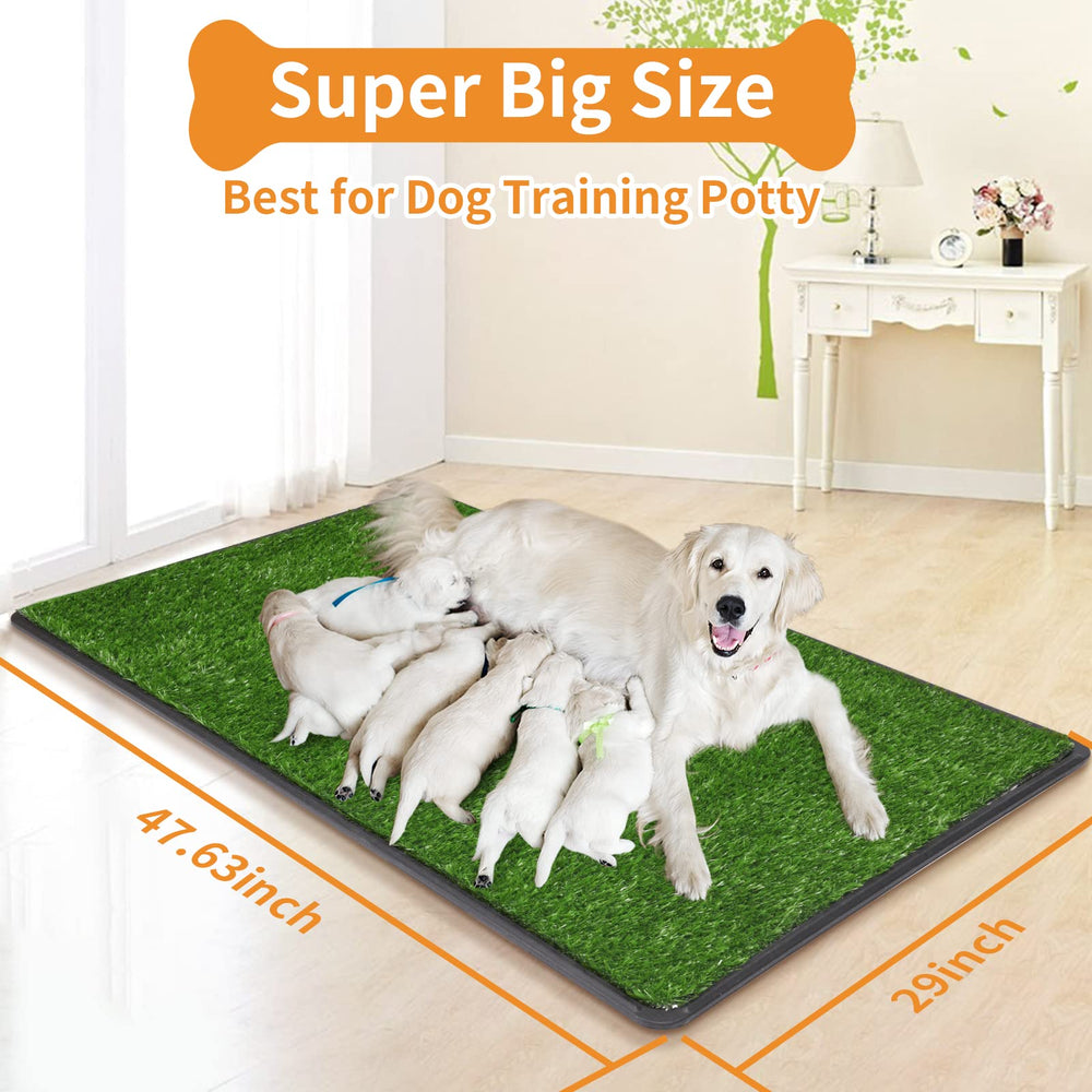 LOOBANI portable, lightweight dog potty design enables easy relocation.