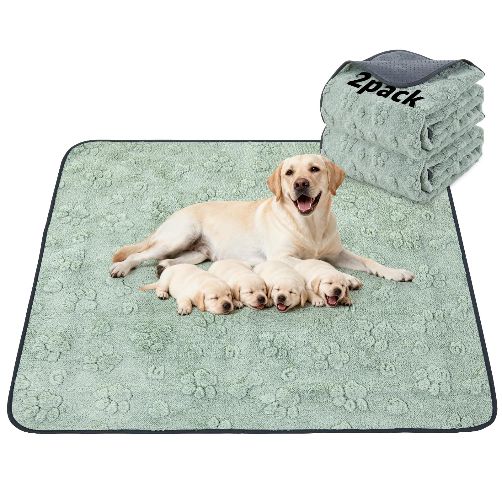 LOOBANI washable pee pad soft-top pattern boosts comfort and skin protection.