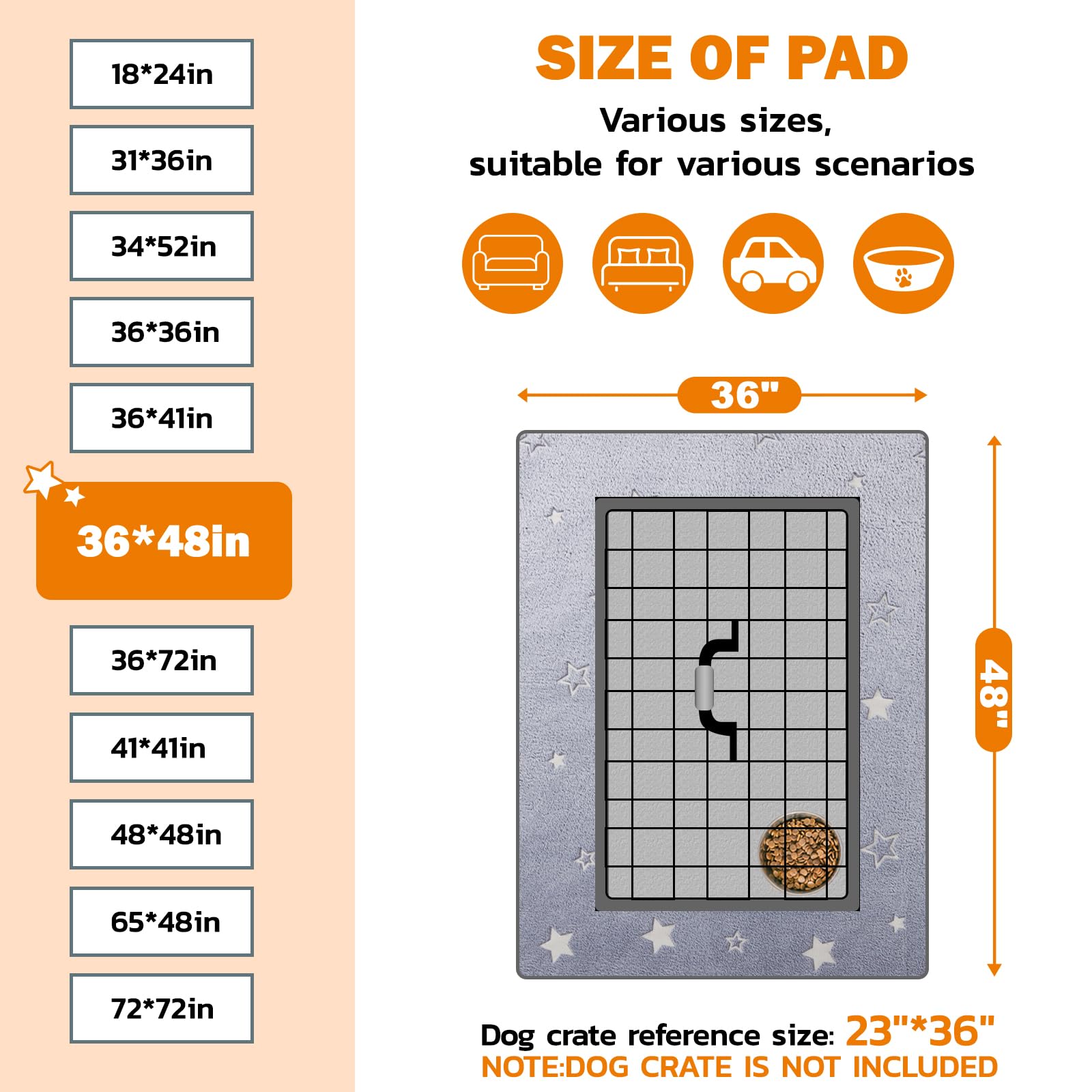 LOOBANI washable pad back with non-slip silicone paws on gray surface for secure placement.