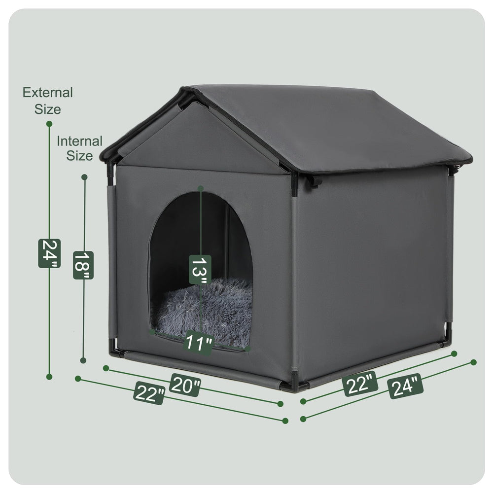 LOOBMBNS frame closeup highlights sturdy plastic-sticked shelter