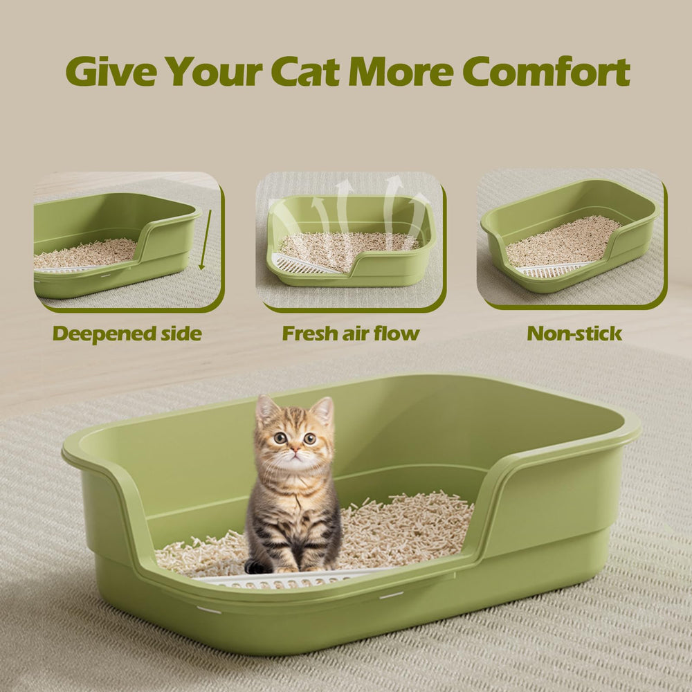 LoopTime easy-clean litter box with smooth surfaces for quick maintenance